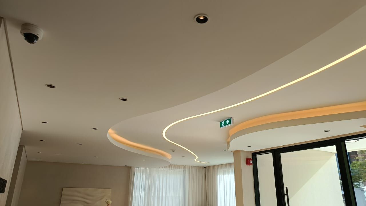 Curved Gypsum Ceiling