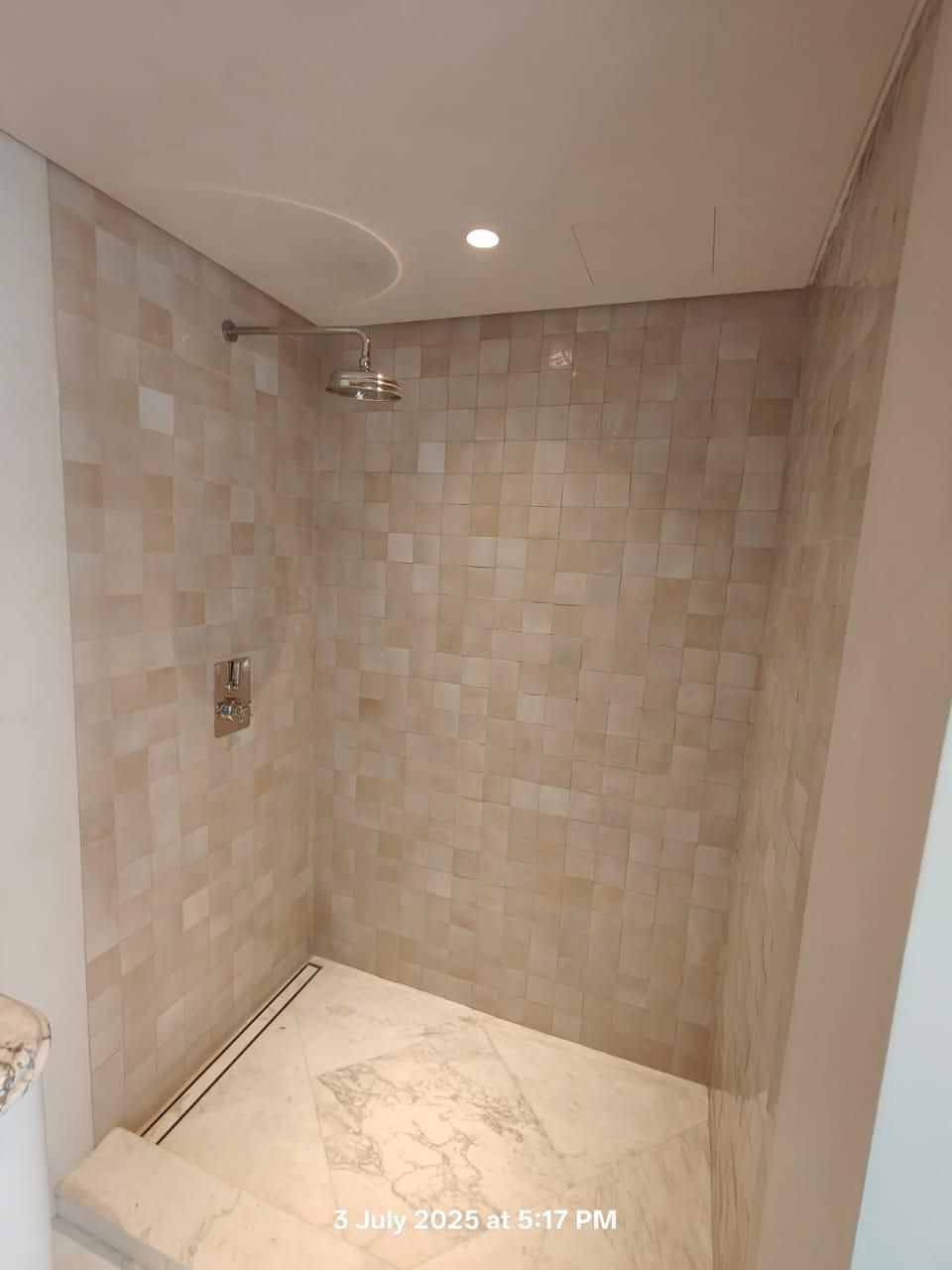 Zellige Tiled Shower