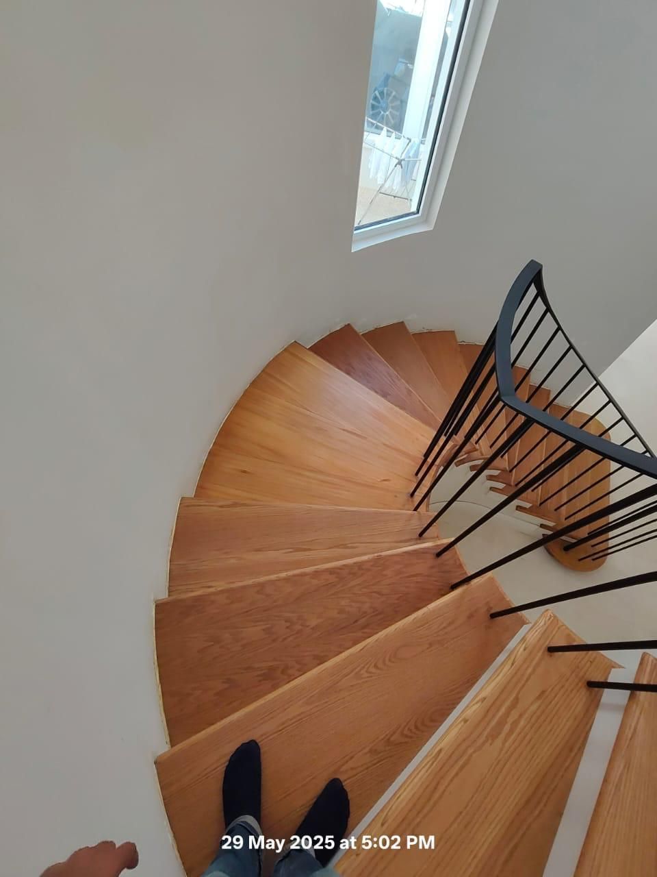 Spiral Oak Staircase