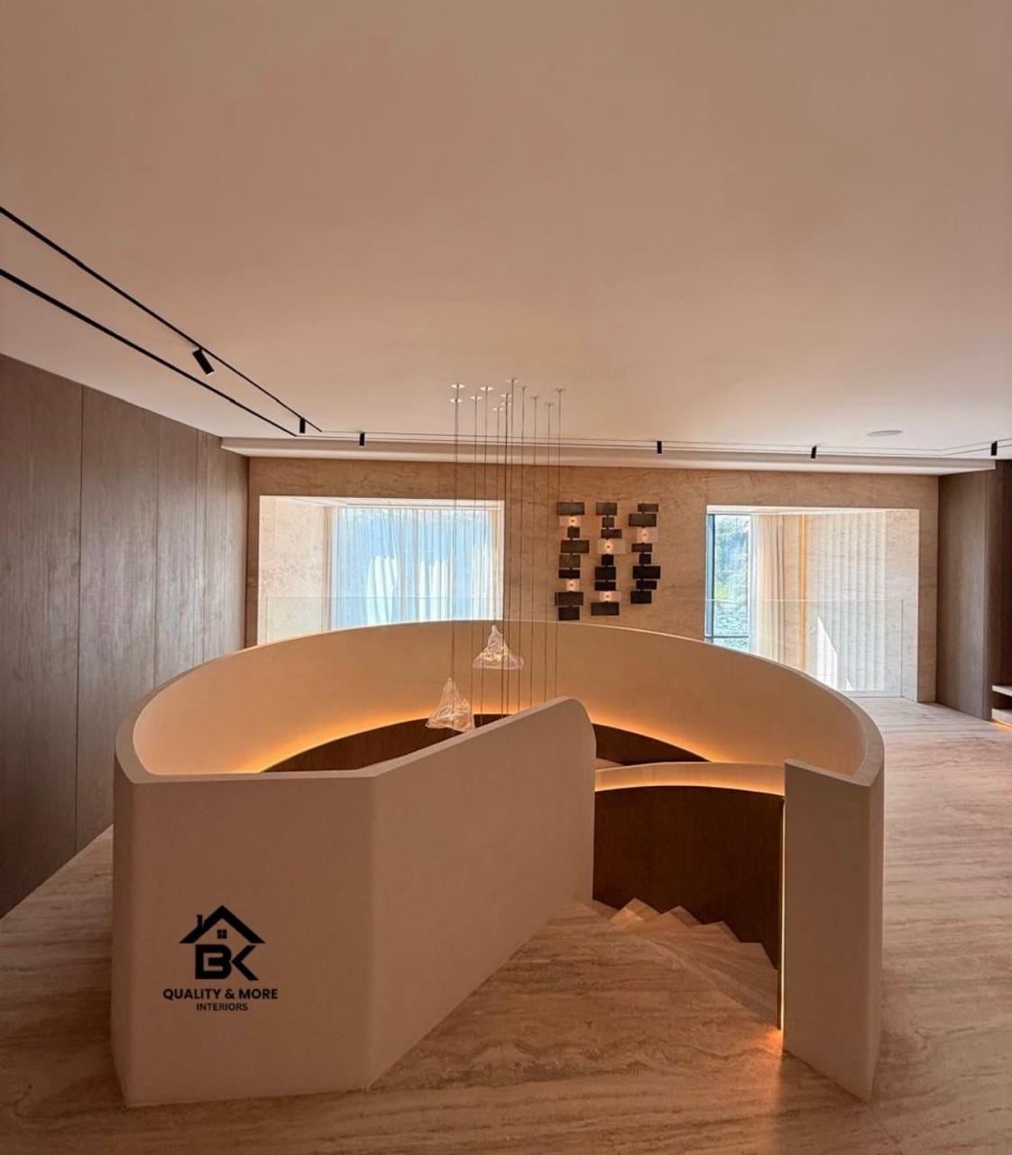 Curved Stair Enclosure